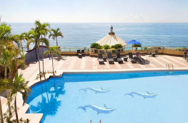 Hotel Catalonia Santo Domingo piscine vue mer