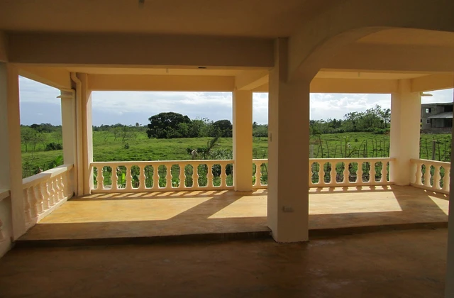 Villa Mambo Baoba del Pinar Nagua Terrasse